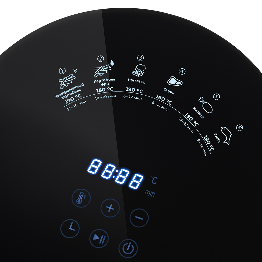 Купить Аэрогриль Kitfort KT-2216 светло-голубой — Фото 3