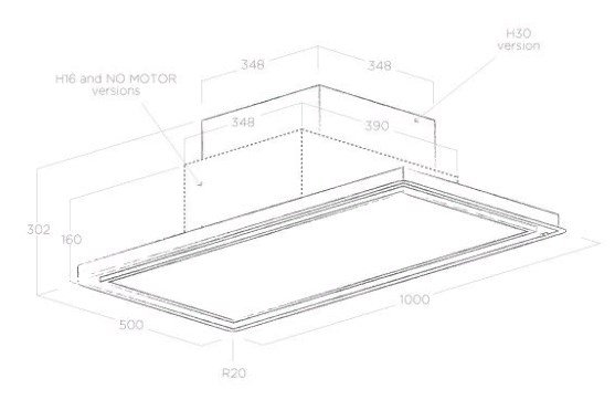 Купить Островная вытяжка ELICA SKYDOME H16 A/100 — Фото 2
