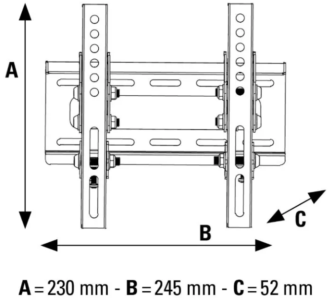 Купить Кронштейн Hama H-108715 черный — Фото 4
