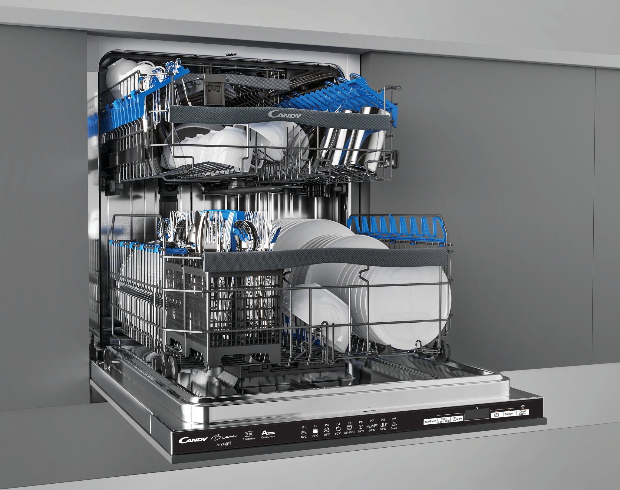 Купить Встраиваемая посудомоечная машина CANDY CDIN1D632PB-07 — Фото 4