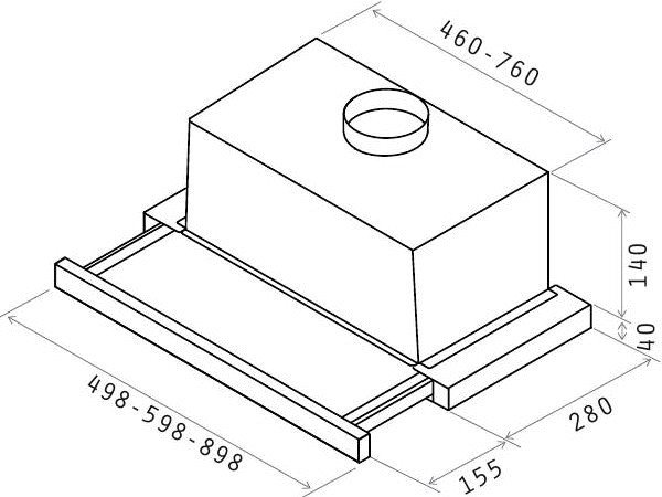 Купить Вытяжка встраиваемая ELICA ELITE 14 LUX BL/A/50 — Фото 4