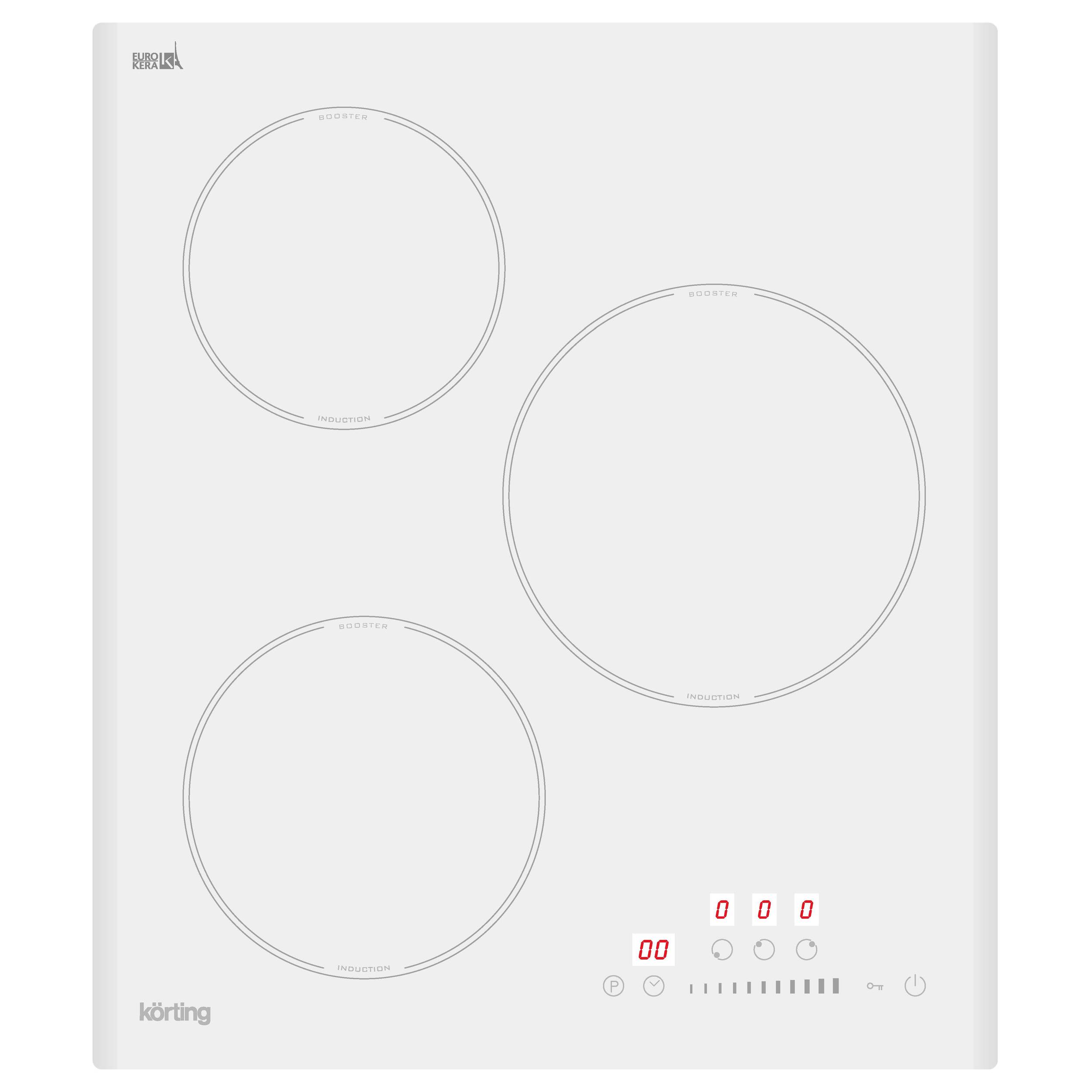 Индукционная варочная панель KORTING HI 43053 BW																		 — описание, фото, цены в интернет-магазине PT Stores