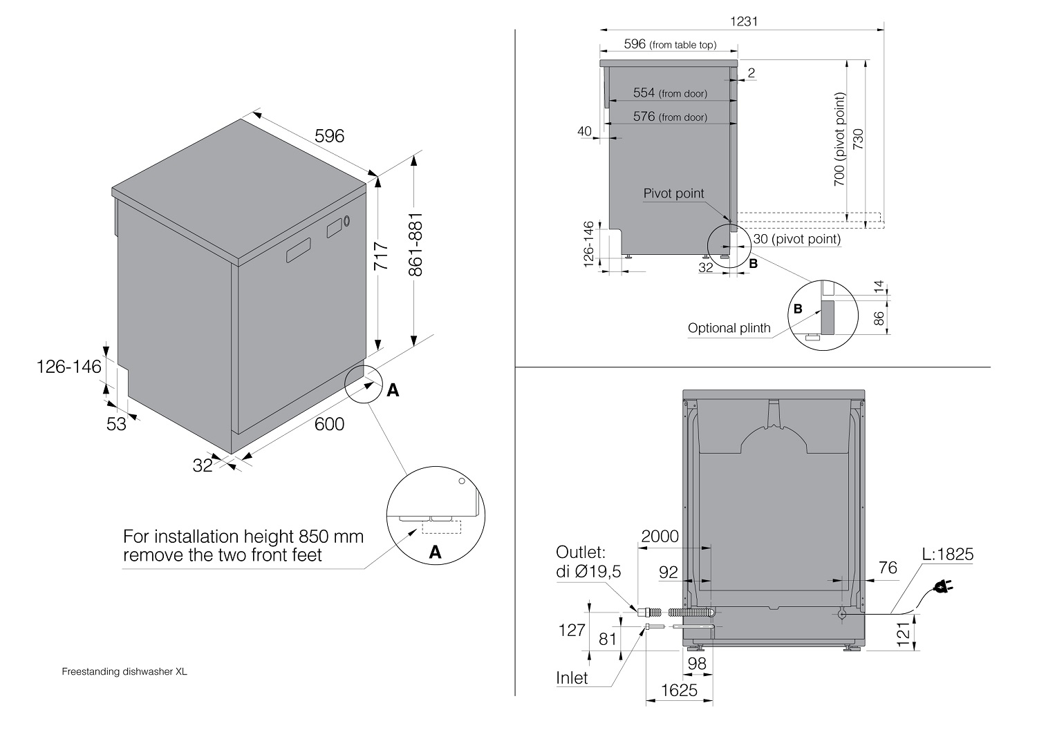 Купить Посудомоечная машина Asko DFS244IB.S/1 — Фото 4