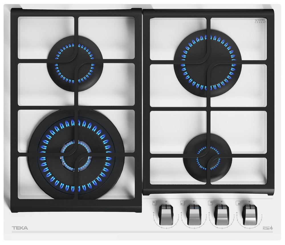 Газовая варочная панель TEKA GZC 64321 XBN WHITE																		 — описание, фото, цены в интернет-магазине PT Stores