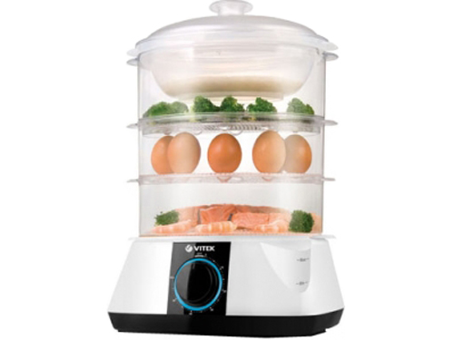 Пароварка VITEK VT-1559(W)																		 — описание, фото, цены в интернет-магазине PT Stores