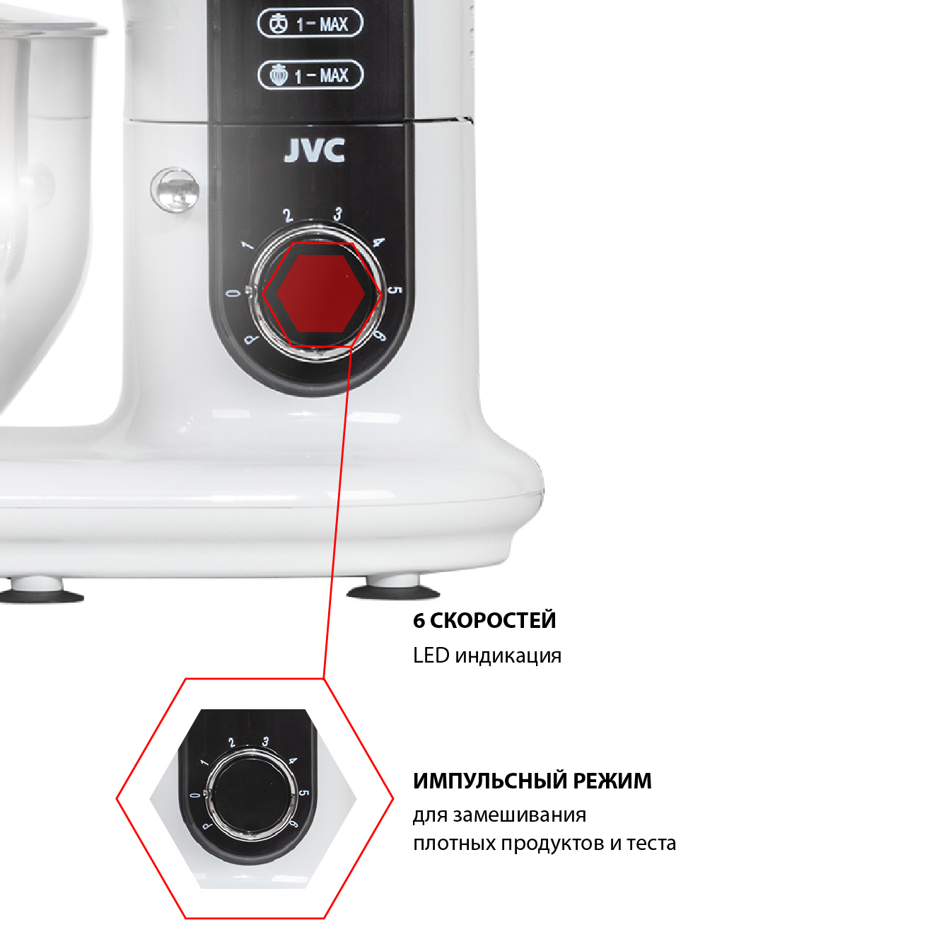 Купить Миксер JVC JK-MX515 white — Фото 10