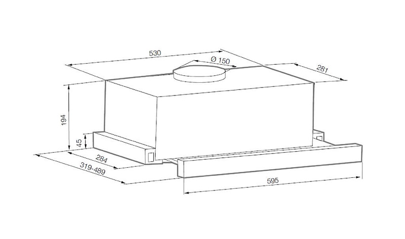 Купить Вытяжка встраиваемая GRAUDE DHF 60.0 E — Фото 2
