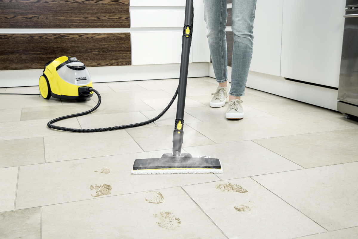 Купить Отпариватели и пароочистители KARCHER SC 5 EasyFix 2200Вт желтый/черный — Фото 4