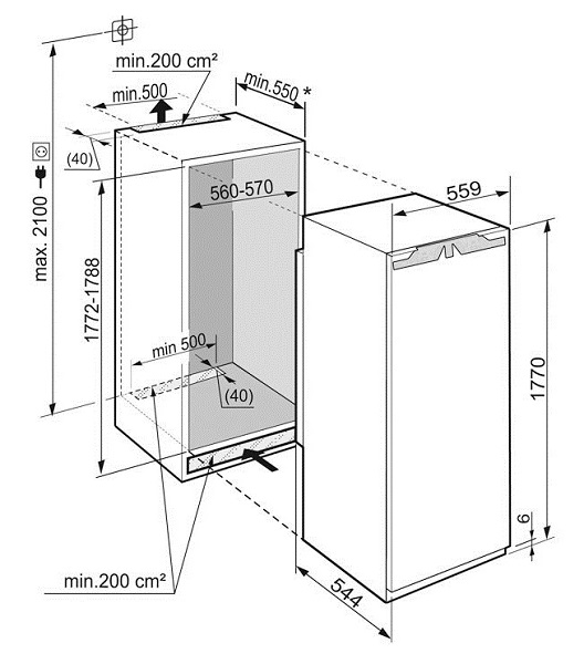 Купить Встраиваемый холодильник LIEBHERR IKBP 3560 — Фото 4