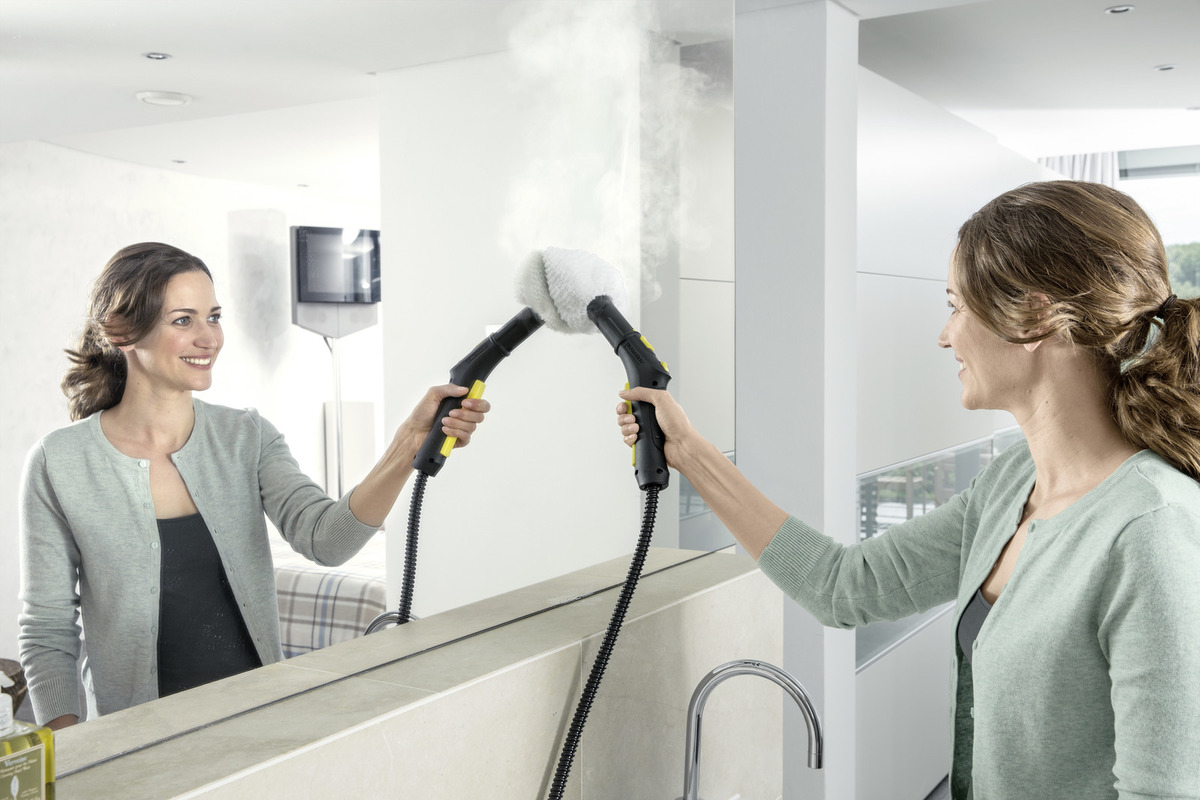 Купить Отпариватели и пароочистители KARCHER SC 5 EasyFix 2200Вт желтый/черный — Фото 3