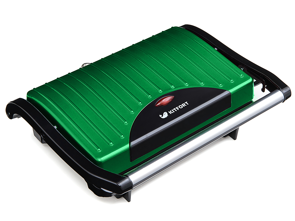  Kitfort KT-1609-3 Panini Maker, зеленый/черный																		 — описание, фото, цены в интернет-магазине PT Stores