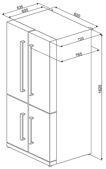 Купить Холодильник SMEG FQ60NPE — Фото 2