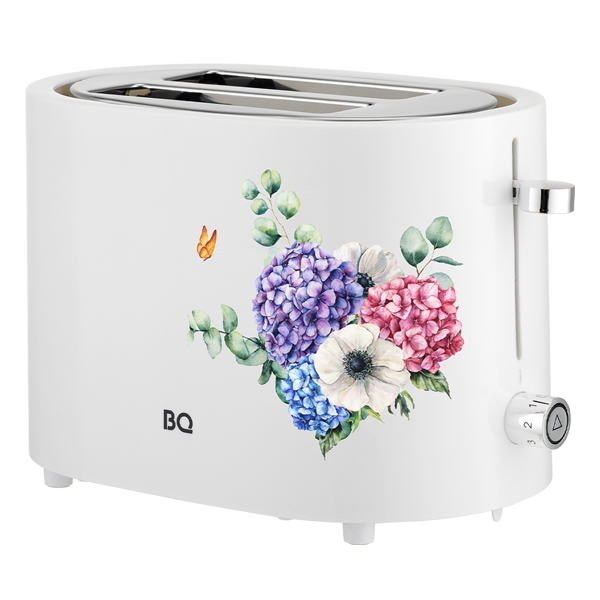 Тостер BQ T1003 White-Flowers																		 — описание, фото, цены в интернет-магазине PT Stores