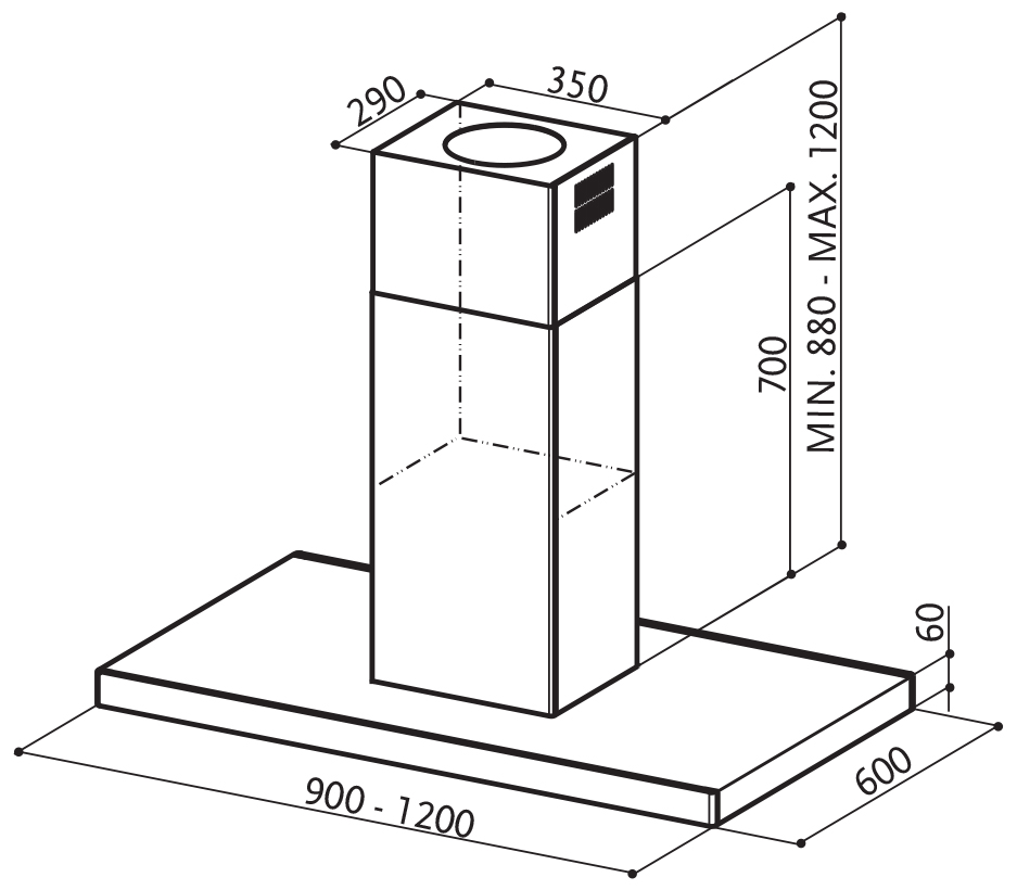 Купить Островная вытяжка FABER STILO ISOLA/SP EV8 X A90 — Фото 4