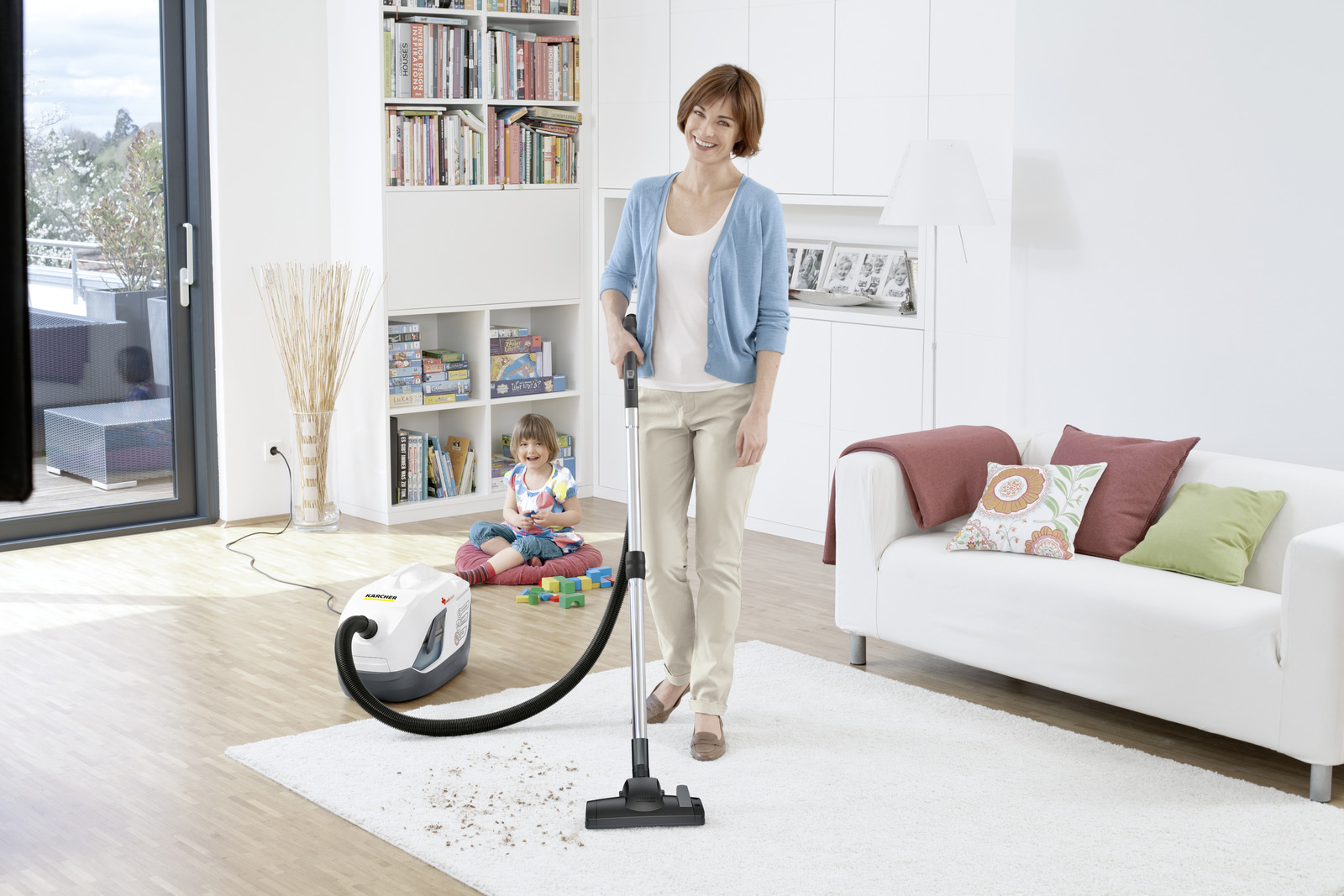 Купить Пылесос KARCHER DS 6 Premium Mediclean белый — Фото 7
