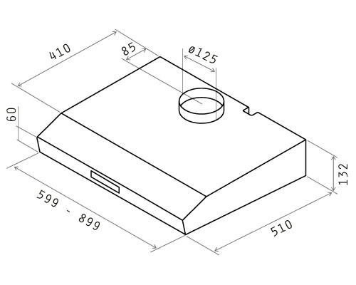 Купить Плоская вытяжка ELICA KREA LUX GFA IX F/60 — Фото 3