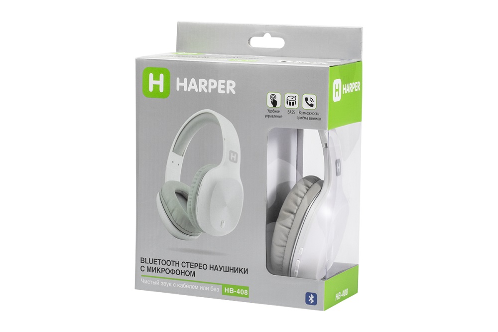 Купить Наушники HARPER HB-408 white — Фото 8