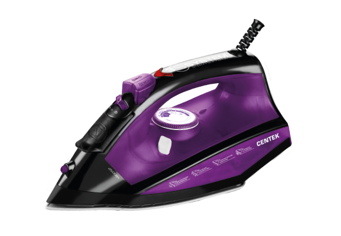 Утюг CENTEK CT-2355 VIOLET																		 — описание, фото, цены в интернет-магазине PT Stores