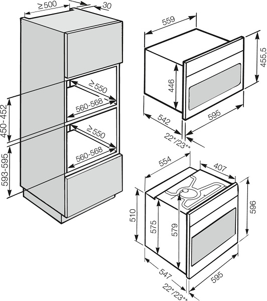 Купить Электрический духовой шкаф MIELE H6800BM CLST — Фото 2
