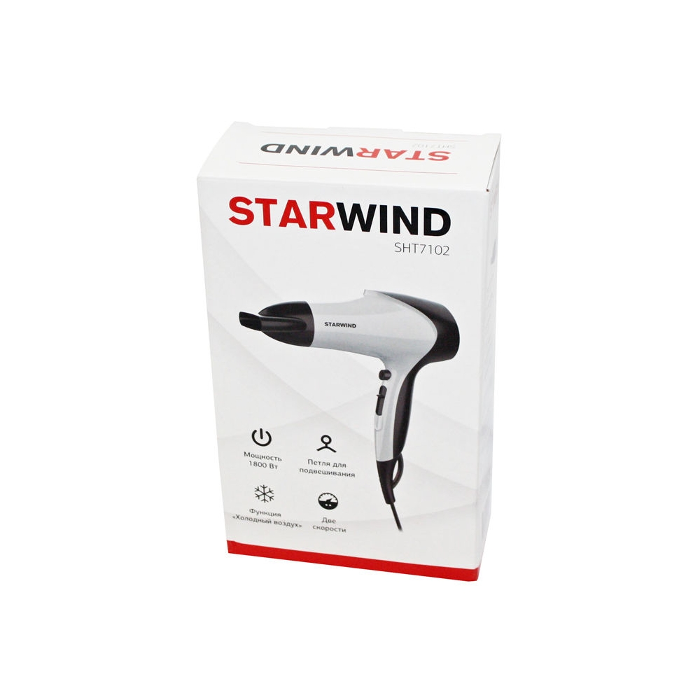 Купить Прибор для укладки волос Starwind SHT7102 белый/черный — Фото 5