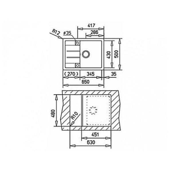 Купить Мойка TEKA ASTRAL 45 B-TG CARBON — Фото 2
