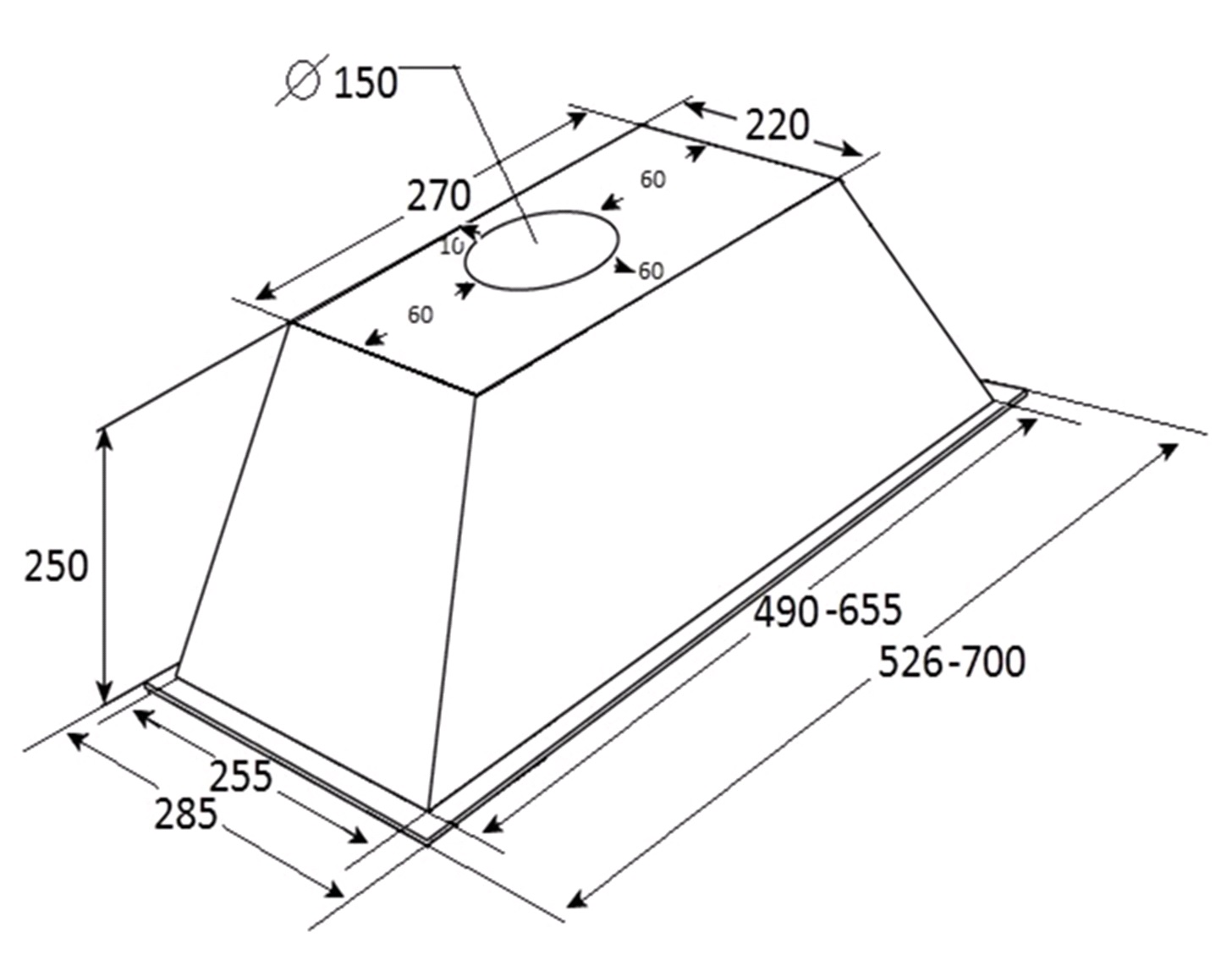 Купить Вытяжка встраиваемая KUPPERSBERG INLINEA 52 B X — Фото 4