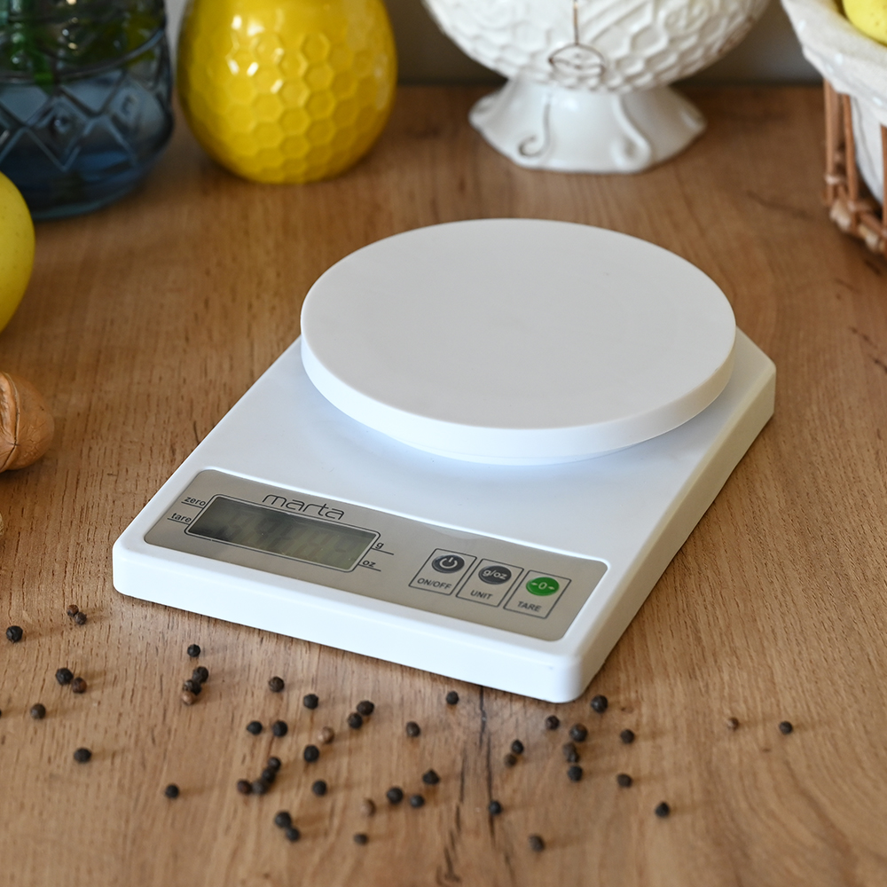 Купить Кухонные весы MARTA MT-1637 белый жемчуг — Фото 5