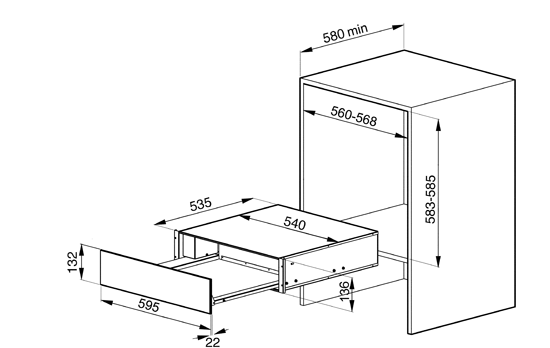 Купить Подогреватель посуды SMEG CT15NE-2 — Фото 2