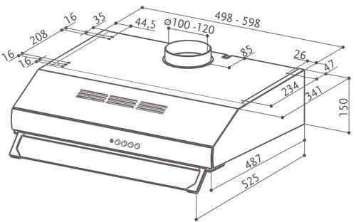 Купить Плоская вытяжка FABER 741 PB X A60 — Фото 2