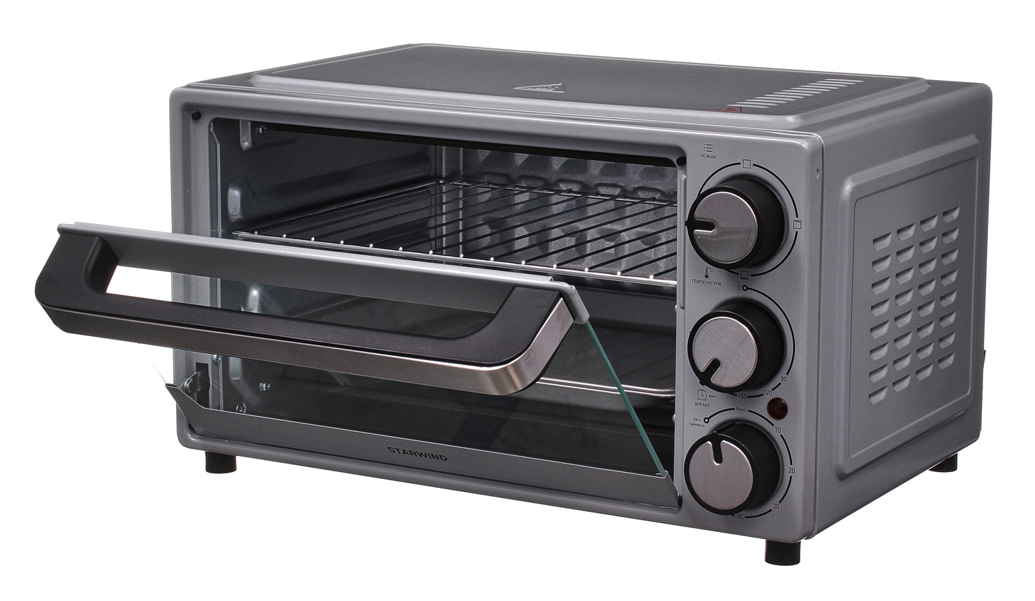 Купить Мини-печь Starwind SMO2002 серебристая — Фото 4