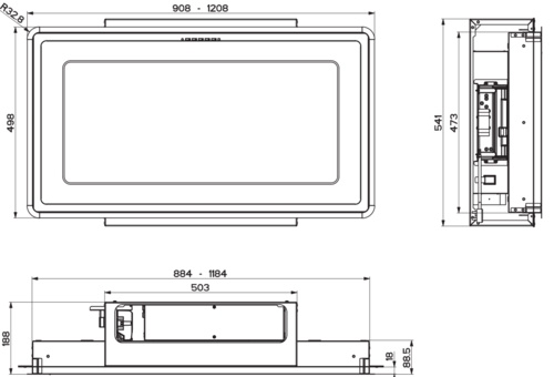 Купить Вытяжка встраиваемая FABER HIGH-LIGHT BK MATT A121 — Фото 4