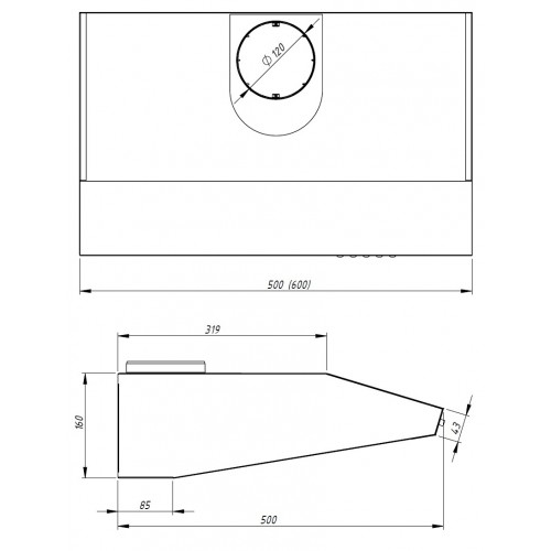 Купить Плоская вытяжка AKPO WK-7 K-60 белый — Фото 2