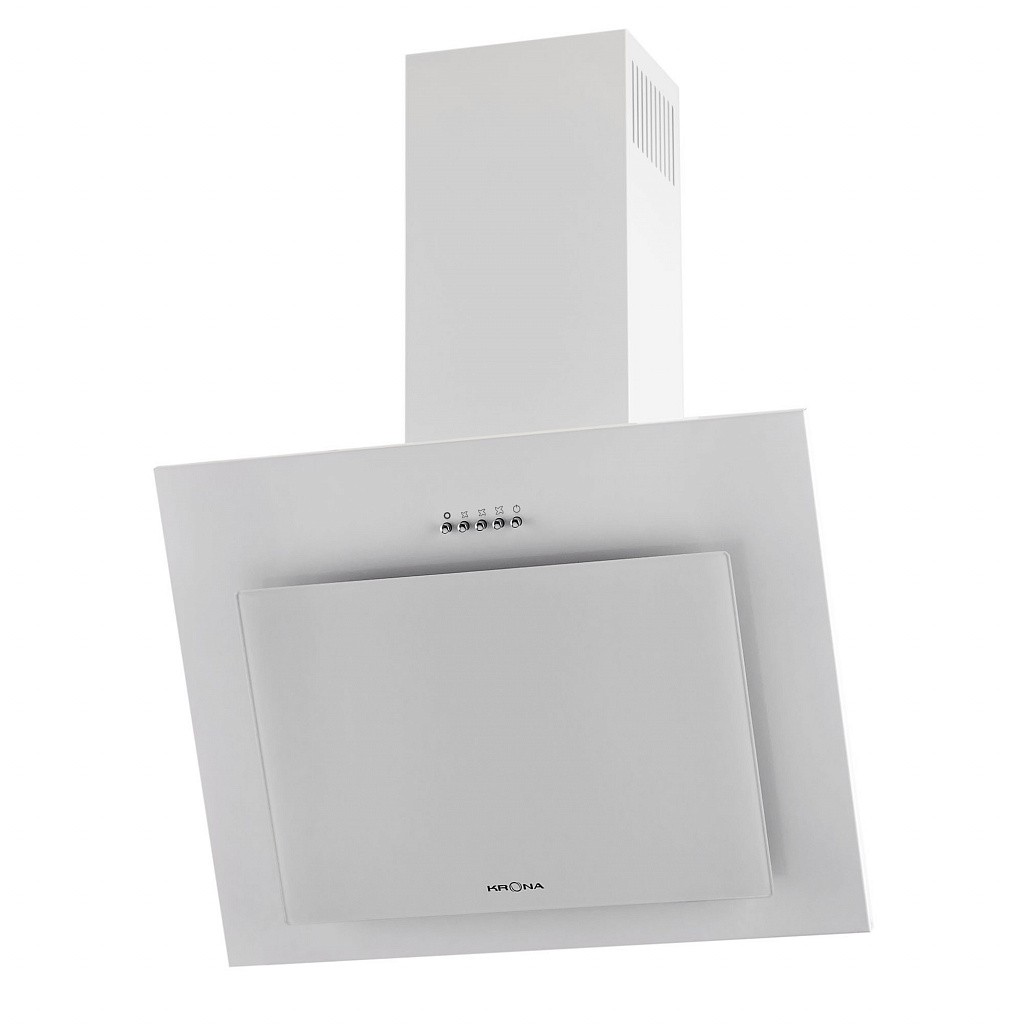 Наклонная вытяжка KRONA FIONA 600 white PB																		 — описание, фото, цены в интернет-магазине PT Stores