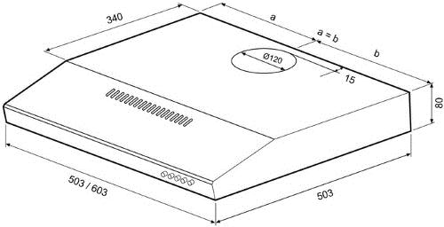 Купить Плоская вытяжка SHINDO EMI 60 W — Фото 3