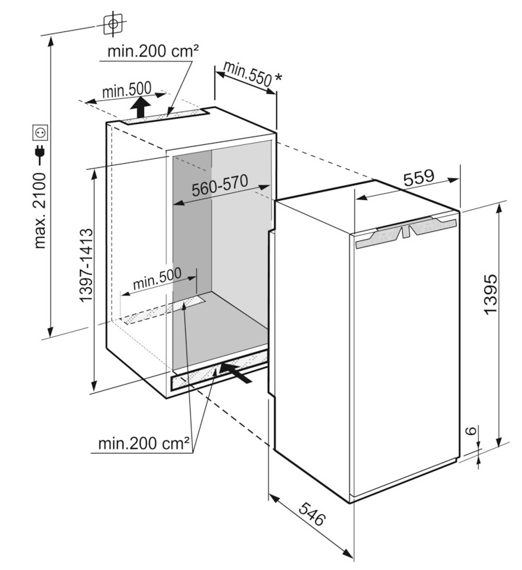 Купить Встраиваемый холодильник LIEBHERR IRBd 4550 — Фото 4