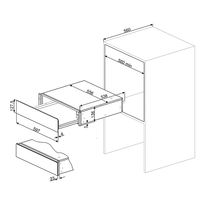 Купить Подогреватель посуды SMEG CTP9015P — Фото 3