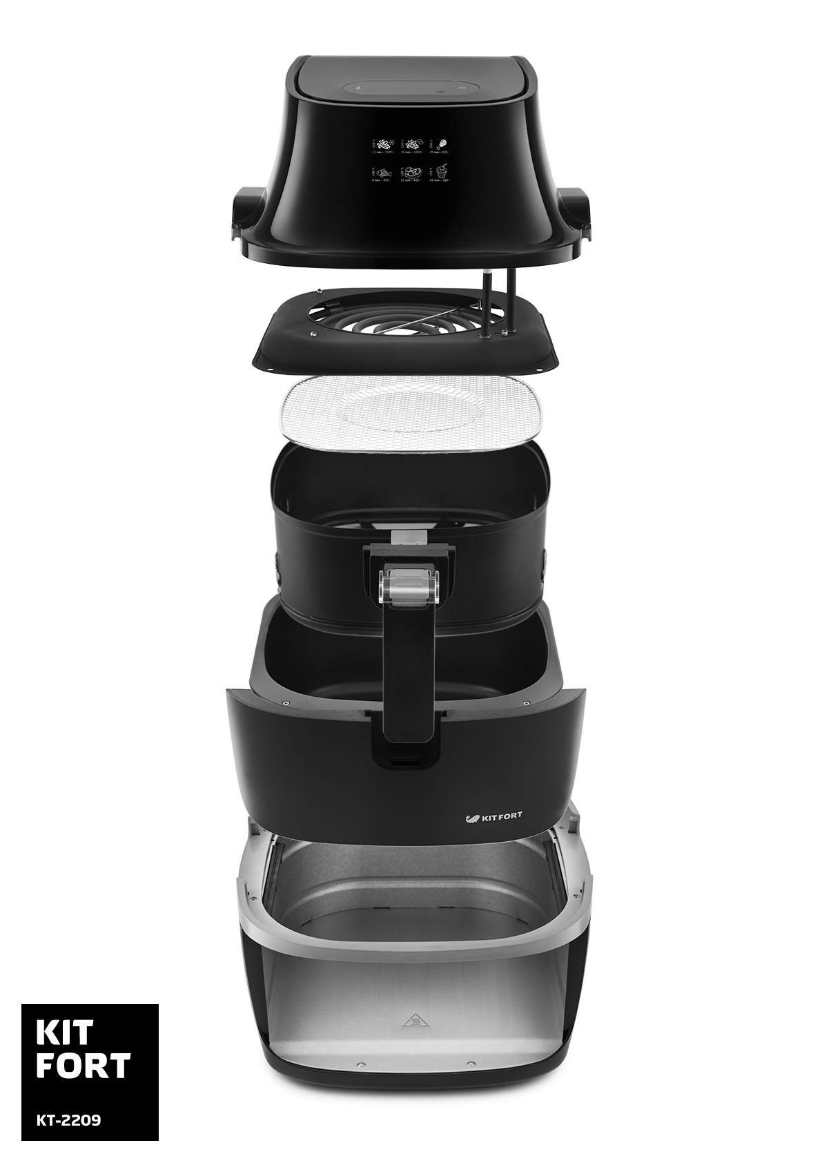 Купить Аэрогриль Kitfort KT-2209 — Фото 2