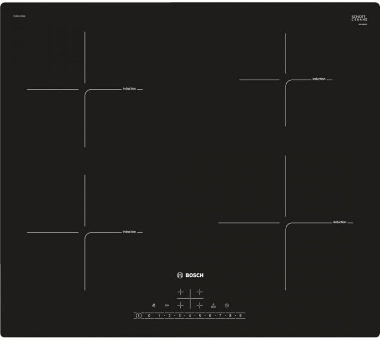 Индукционная варочная панель BOSCH PUE 611FB1 E																		 — описание, фото, цены в интернет-магазине PT Stores