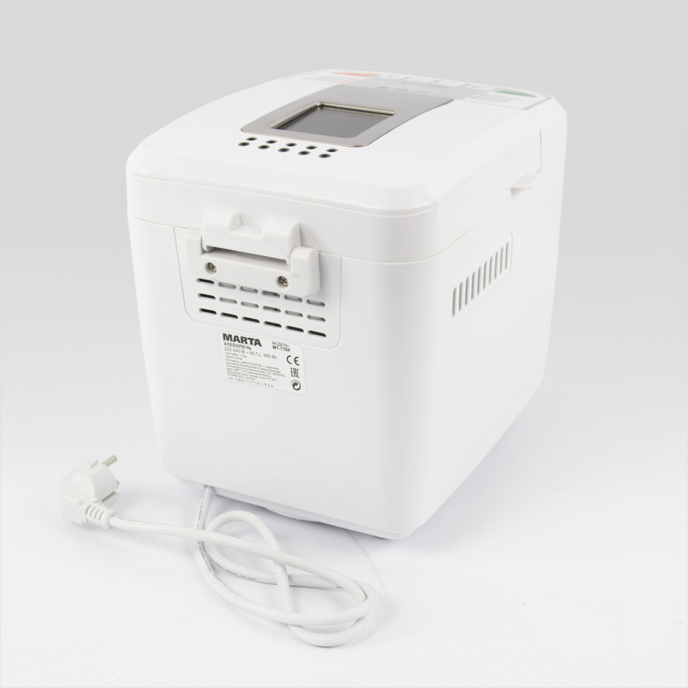 Купить Хлебопечь MARTA MT-1784 белый жемчуг — Фото 3