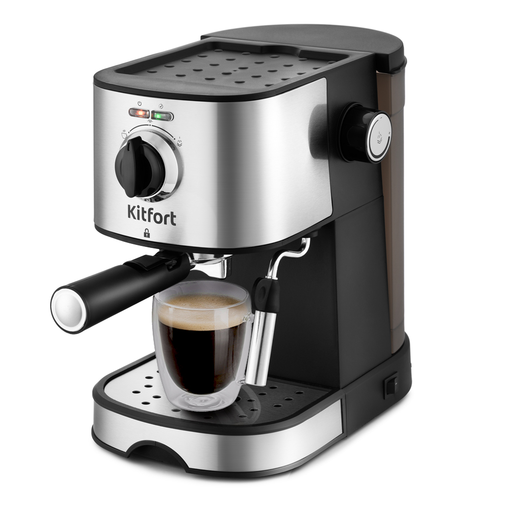 Кофеварка Kitfort KT-753																		 — описание, фото, цены в интернет-магазине PT Stores