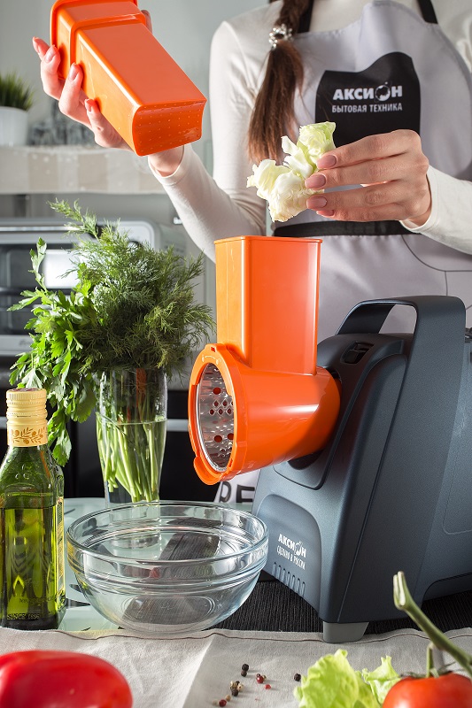 Купить Мясорубка Аксион М 61.03 синяя — Фото 4