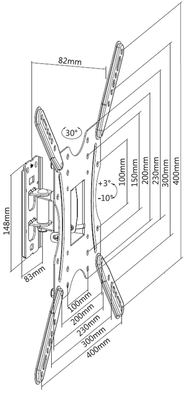 Купить Кронштейн ULTRAMOUNTS UM 859 черный — Фото 2
