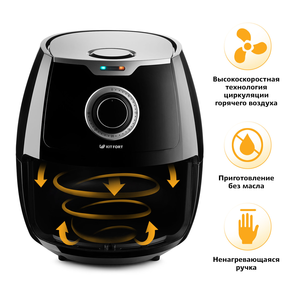 Купить Аэрогриль Kitfort KT-2205 — Фото 4