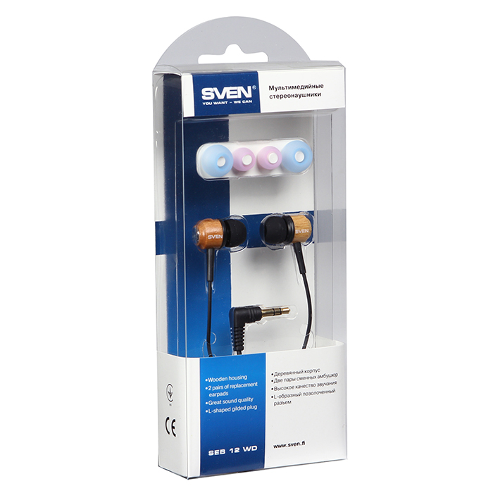 Купить Наушники SVEN SEB 12 WD черный, светлое дерево — Фото 5