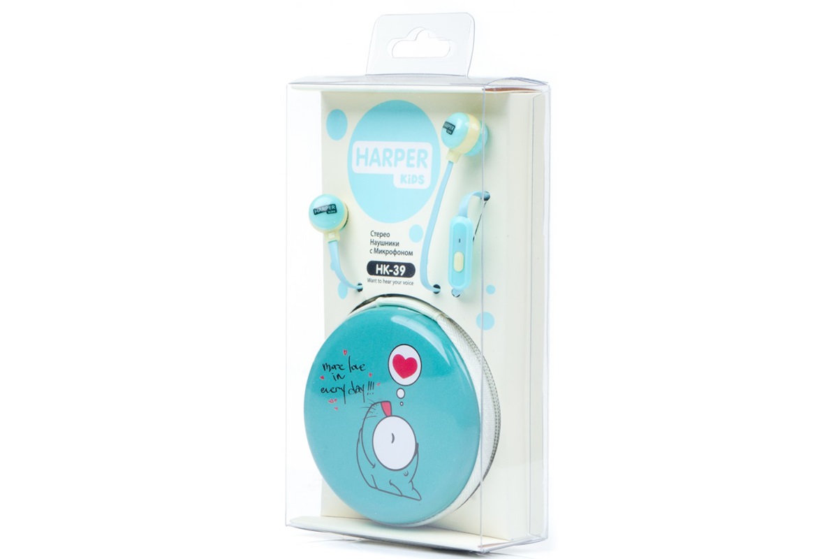 Наушники HARPER KIDS HK-39 Blue																		 — описание, фото, цены в интернет-магазине PT Stores