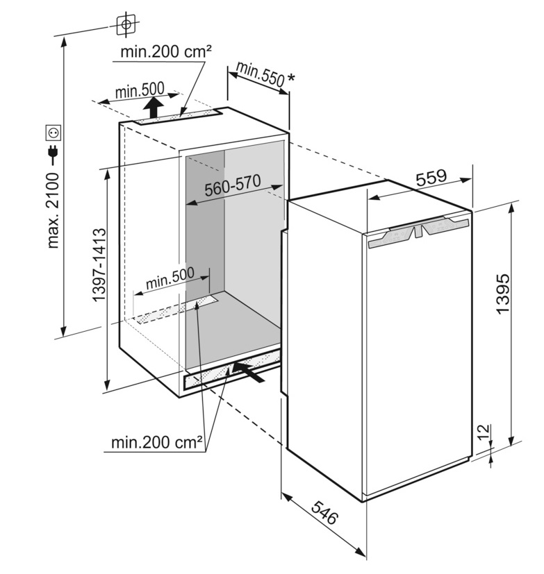 Купить Встраиваемый холодильник LIEBHERR IRBd 4551 — Фото 4