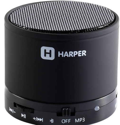 Портативная акустика HARPER PS-012 black																		 — описание, фото, цены в интернет-магазине PT Stores