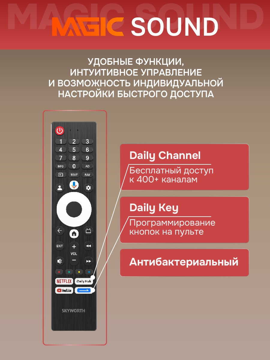 Купить Телевизор SKYWORTH 65Q77G — Фото 9