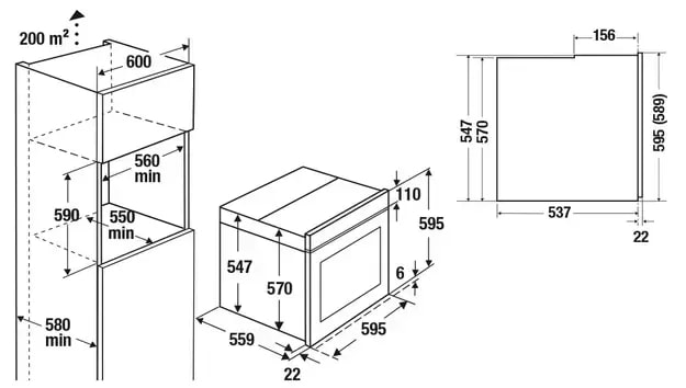 Купить Электрический духовой шкаф KUPPERSBUSCH BP 6550.0 S1-Airfry — Фото 4