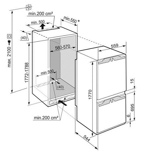 Купить Встраиваемый холодильник LIEBHERR SICN 3386 — Фото 6